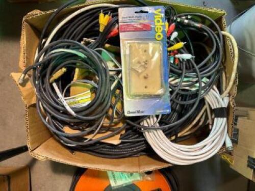 ASSORTED ELECTRONIC CABLES