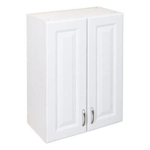 ESTATE 23.75-IN W WOOD COMPOSITE WALL-MOUNT UTILITY STORAGE CABINET