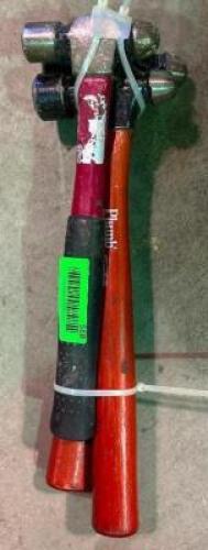 (2)- BALL PEEN HAMMERS