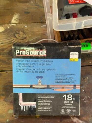 WATER PIPE FREEZER PROTECTION