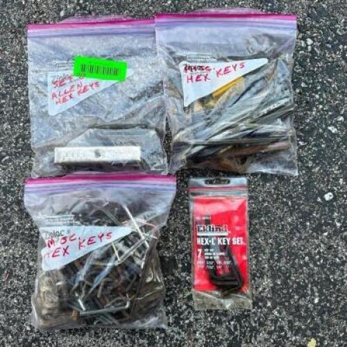 ASSORTED TYPES OF HEX KEYS