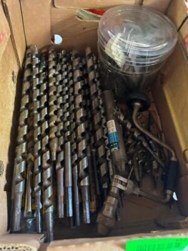 BOX OF ASSORTED DRILL BITS