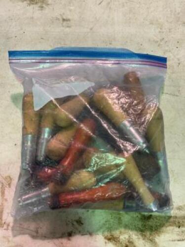 BAG OF ASSORTED HAND TOOL HANDLES