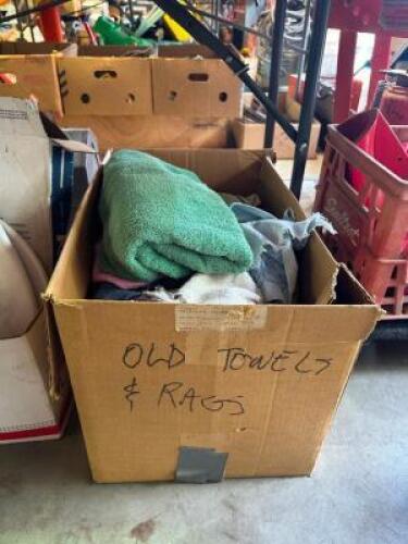 ASSORTED SHOP RAGS