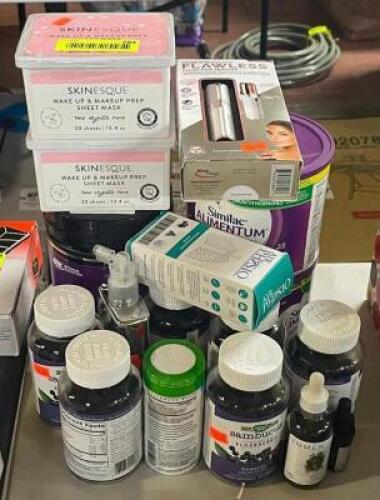 LARGE GROUP OF ASSORTED VITAMIN AND WELLNESS PRODUCTS
