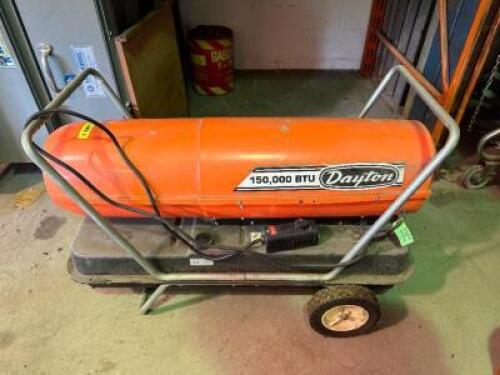 DAYTON 150,000 BTU TORPEDO HEATER