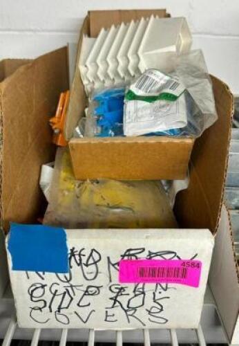 BOX OF ASSORTED SIDE COVERS