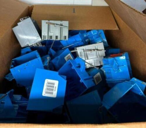 ASSORTED 2-GANG ELECTRICAL BOXES