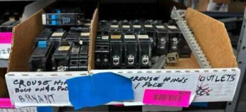 ASSORTED CROUSE SWITCHES AS SHOWN