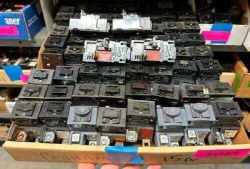 ASSORTED PUSHAMATIC SWITCHES AS SHOWN