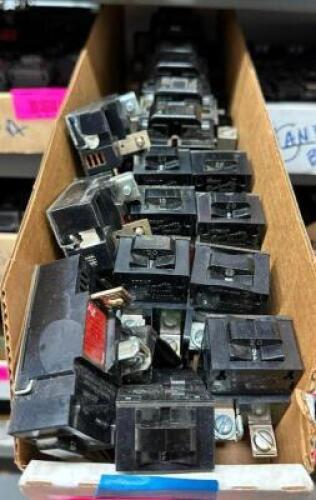 ASSORTED PUSHAMATIC SWITCHES AS SHOWN