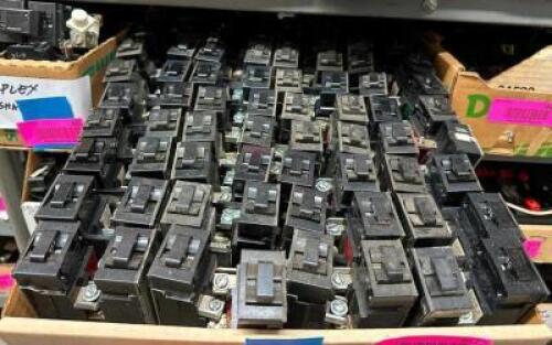 ASSORTED PUSHAMATIC SWITCHES AS SHOWN