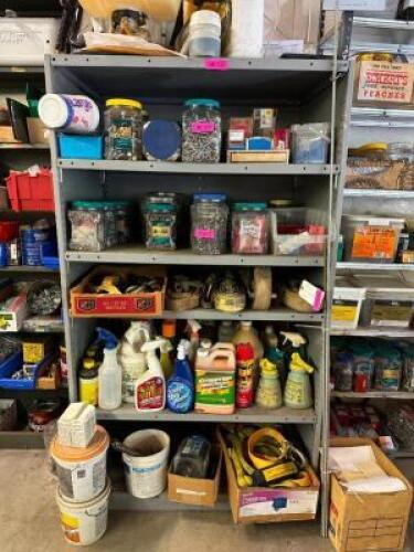 METAL SHELVING UNIT