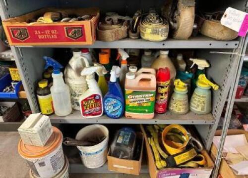 CONTENTS OF BOTTOM THREE SHELVES