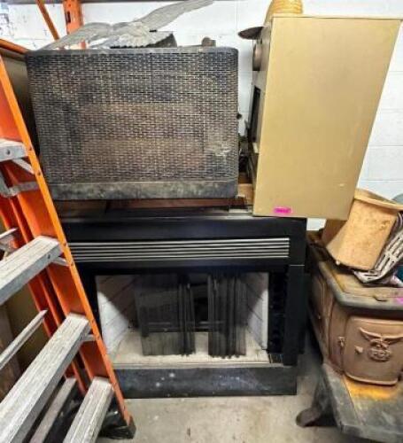 FIREPLACE INSERT AND SHOP HEATER