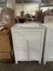 Clady 25 in. Single Sink White Bath Vanity with Silver Ash Cultured Marble Top (Assembled) - 6