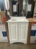 24 in. W x 36 in. H x 19 in. D Bath Vanity in White with Vanity Top in White and White Basin - 3