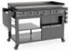6-Burner Propane Gas Griddle with Folding Side Tables
