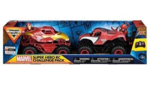 Monster Jam Super Hero RC Challenge Pack