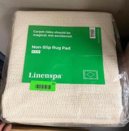 (2 PACK) LINENSPA 8 X 10 NON-SLIP RUG PAD
