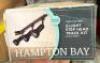 HAMPTON BAY 44 in. 3-Light Black R20/PAR20 Medium-Step Linear Track Lighting Kit