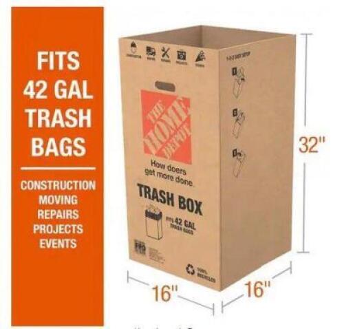 42 gal. Disposable Trash Can (16 pack)