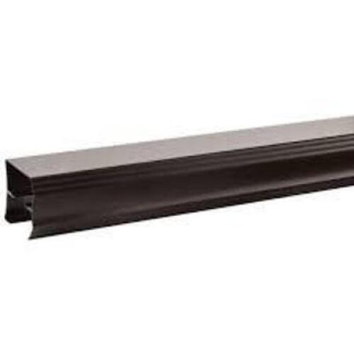 DELTA 48 in. to 60 in. Semi-Frameless Traditional Sliding Shower Door Track Assembly Kit in Bronze
