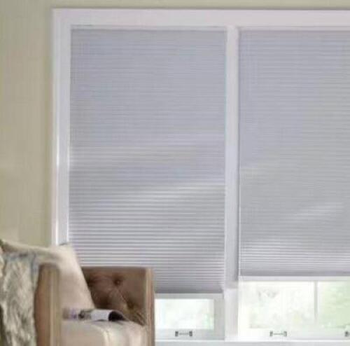 Shadow White Cordless Blackout Cellular Shades for Windows - 60 in. W x 64 in. L (Actual Size 59.75 in. W x 64 in. L)