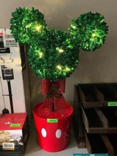 MICKY MOUSE 40" TALL LIGHT-UP ARTIFICIAL PLANT