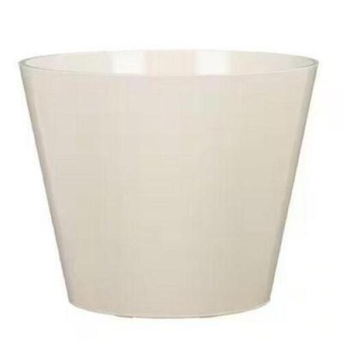 11.8 in. x 11.8 in. D x 9.4 in. H Davina Medium Cream Resin Pot