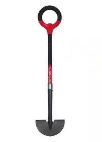 38 in. Pro-Lite Carbon Steel Garden Edger, 7 in. Handle, Red