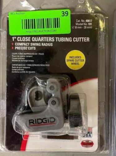 RIDGID #101 Tube Cutter 1/4 in. to 1-1/8 in.