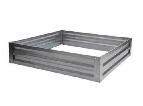 (2) - 4 ft. x 4 ft. Antique Iron Raised Garden Bed