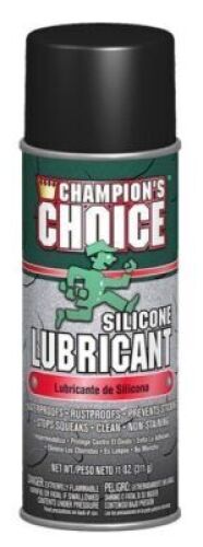 DESCRIPTION: (6) SILICONE LUBRICANT BRAND/MODEL: CHAMPION'S CHOICE SIZE: 11 OZ RETAIL$: $8.91 EA QTY: 6