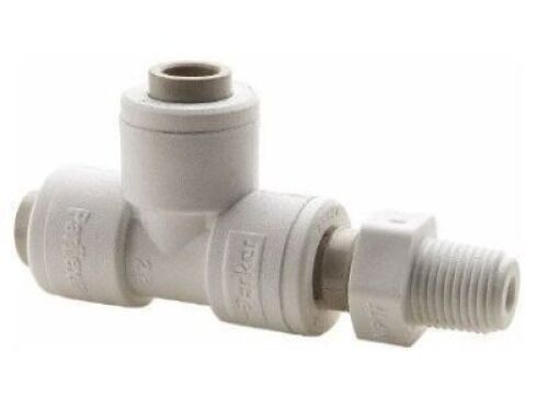 DESCRIPTION: (20) PUSH TO CONNECT TUBE FITTINGS BRAND/MODEL: PARKER #PPB6MRS6-MG SIZE: 3/8" X 3/8 RETAIL$: $14.96 EA QTY: 20