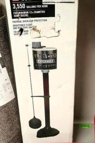 EVERBILT 1/3 HP Pedestal Sump Pump