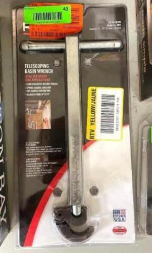 RIDGID 3/8 in. 1-1/4 in. Capacity Model 1017 Telescoping Basin Wrench
