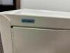 2-DOOR METAL CABINET ON CASTERS - 2