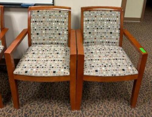 (2) LOUNGE CHAIRS