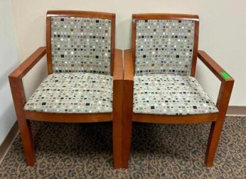 (2) LOUNGE CHAIRS
