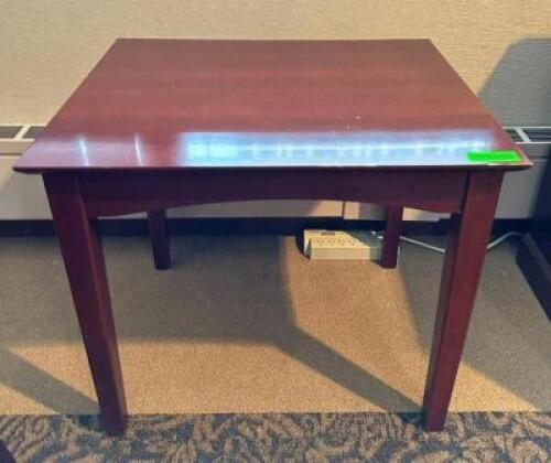 WOODEN SIDE TABLE