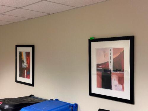 (2) - PC. FRAMED ART SET