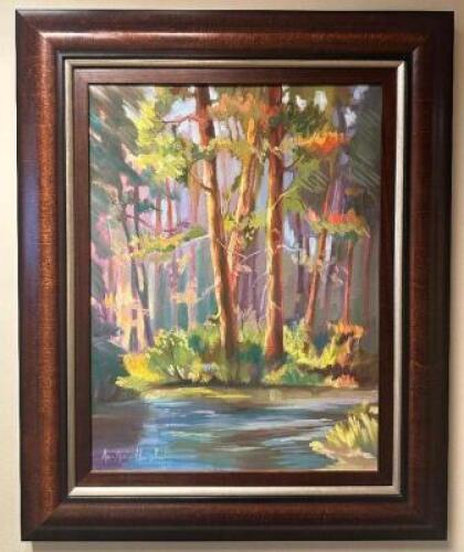 FRAMED, OIL ON CANVAS
