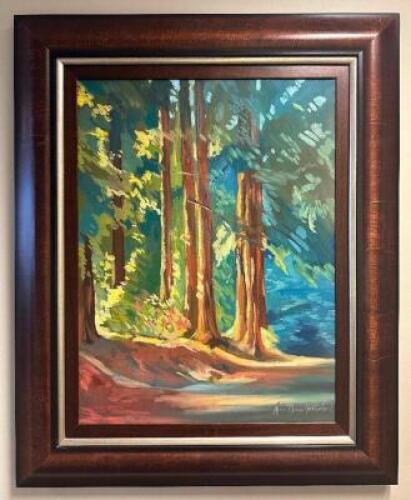 FRAMED, OIL ON CANVAS