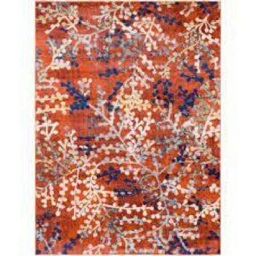 ARTISTIC WEAVERS Emira Bright Orange 2 ft. x 3 ft. Floral Area Rug