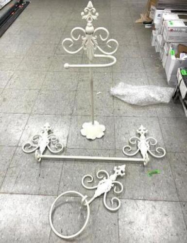 3-PIECE BATHROOM SET IN WHITE