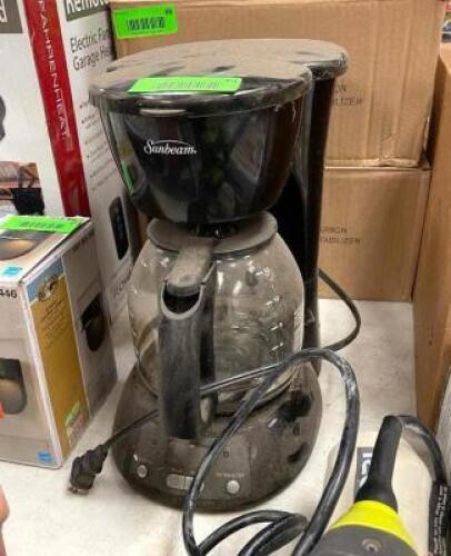 SUNBEAM COFFEE MAKER IN BLACK