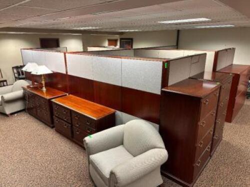 18' X 18' / 4 SECTION PARTITION CUBICAL SYSTEM