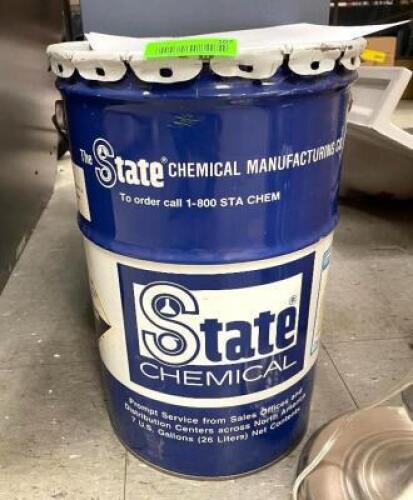 CONTIANER OF STATE CHEMICAL SEWER SOLVENT #7