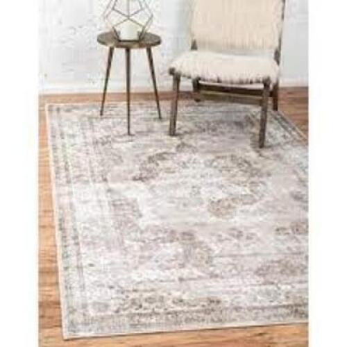 UNIQUE LOOM Sofia Salle Garnier Beige 4' 0 x 6' 0 Area Rug